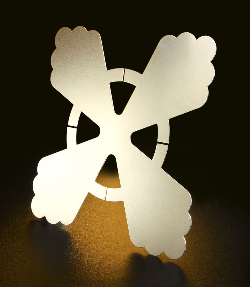 An image of an aluminum stamped part by Pacific Metal Stampings.